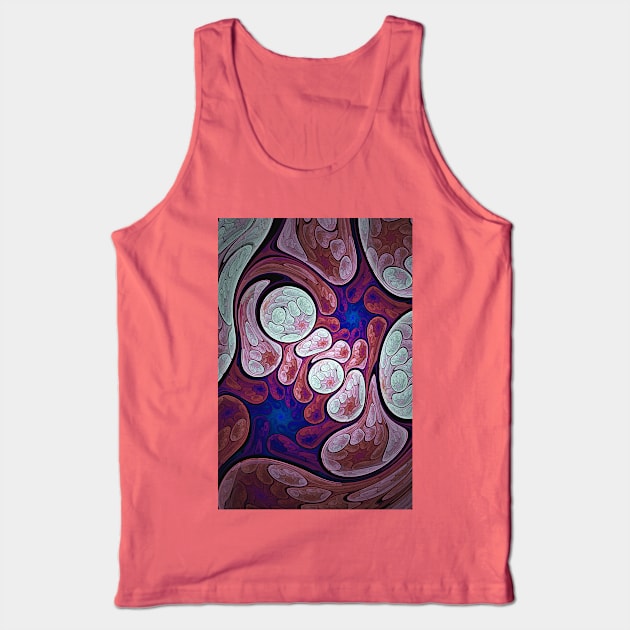 Rock & Water Abstract Digital Art Tank Top by love-fi